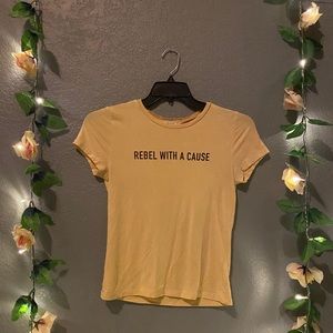 Forever 21 Rebel with a Cause Tee